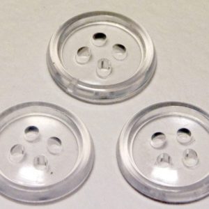 Пуговица 4-П д.20мм прозрачная (1000 шт/уп), упак