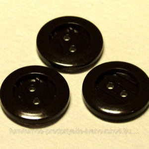 Пуговица 2-П д.17мм коричневый (1000 шт/уп), упак